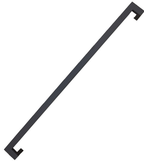 48 Inch Matte Black Stainless Steel Offset Pull, DWD MJRP48-622