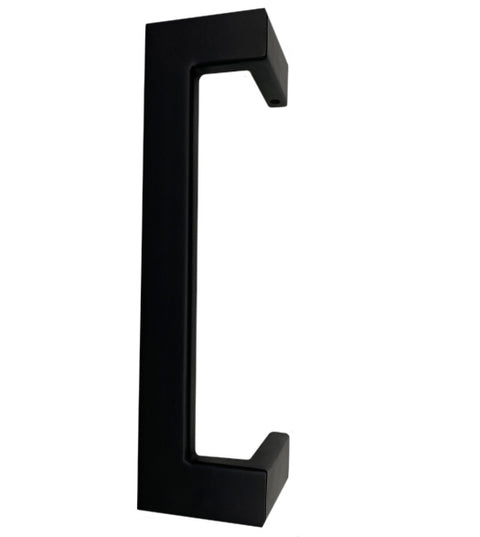 8 Inch Offset Door Pull in Matte Black
