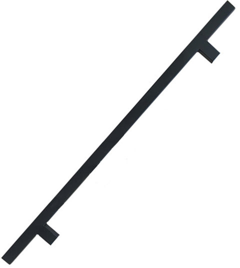 48 Inch Matte Black Square Ladder Pull, DWD-SQPULL48-622