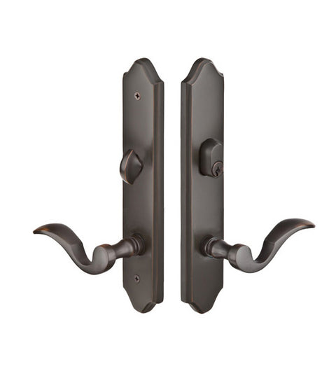 Multi-Point Trim 2 x 10 Inch American Cylinder Above Handle, Emtek 1485