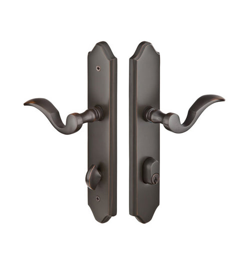 Concord 2 x 10 Inch American Cylinder Multi-Point Trim with 3-5/8 Inch c.c., Emtek 1685