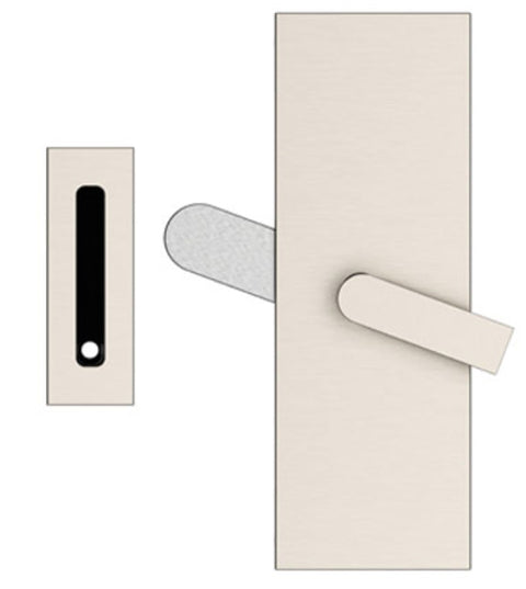 Modern Barn Door Privacy Lock, Emtek 222201