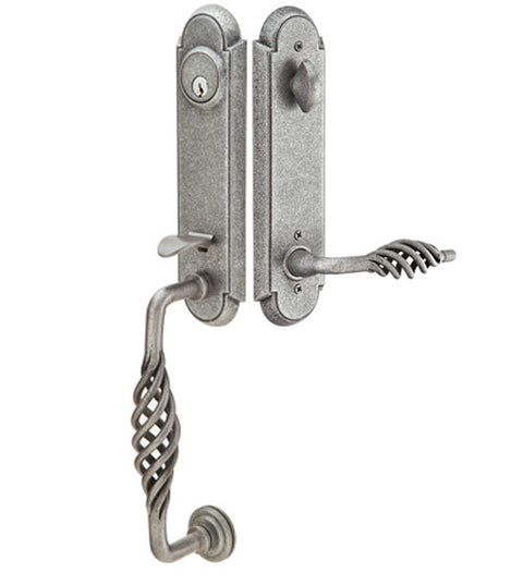 Wrought Steel Lafayette Handleset, Emtek 461111