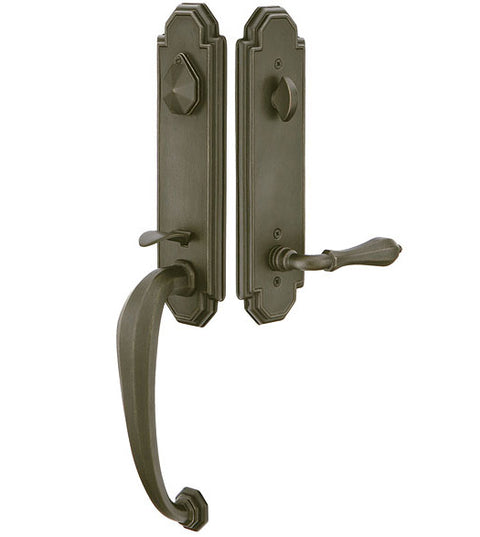 Octagon Cast Bronze Handleset, Emtek 471222