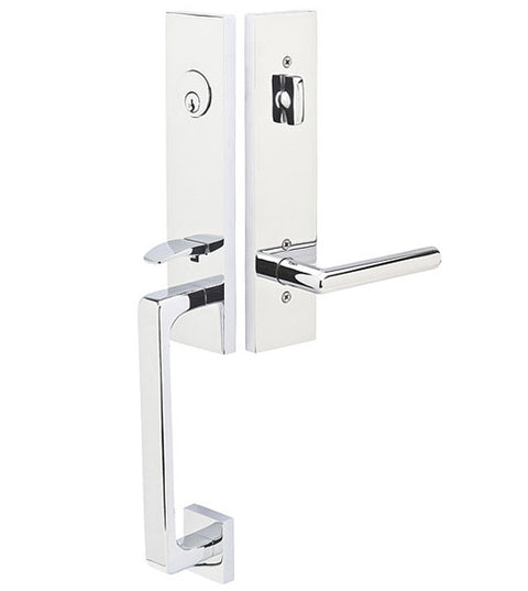 Davos Tubular Handleset, Emtek 4818