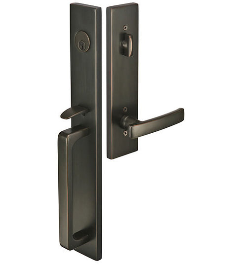 Full Escutcheon Lausanne Handleset, Emtek 4819