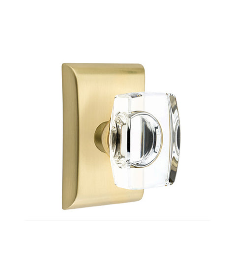 Windsor Crystal Knob with Neos Rose, Emtek 5051WS