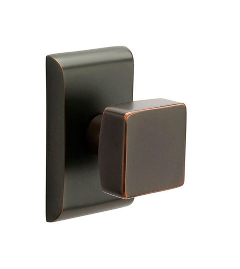 Square Knob with Neos Rose, Emtek 5051SQU