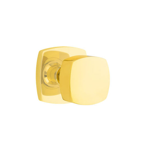 Freestone Knob with Urban Modern Rose, Emtek 5306FRK