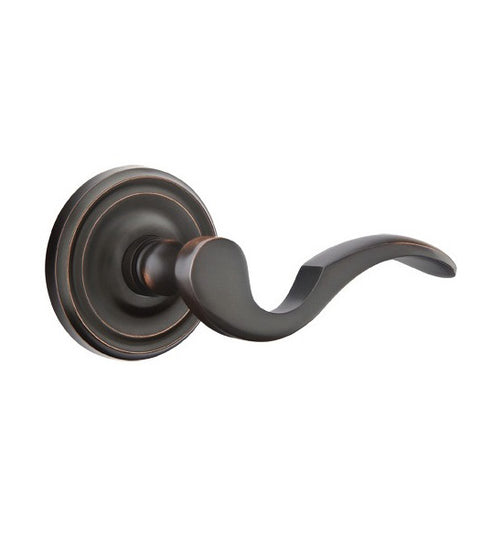 Cortina Lever with Regular Round Rose, Emtek 8050C