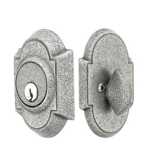 Single Cylinder Wrought Steel Arched Deadbolt, Emtek 8461