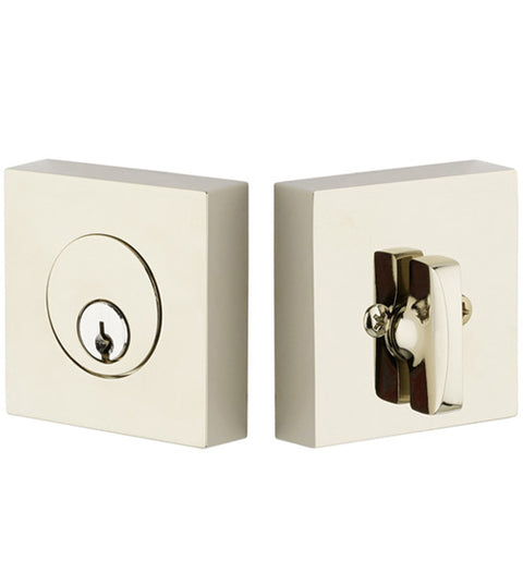 Square Single Cylinder Deadbolt, Emtek 8469