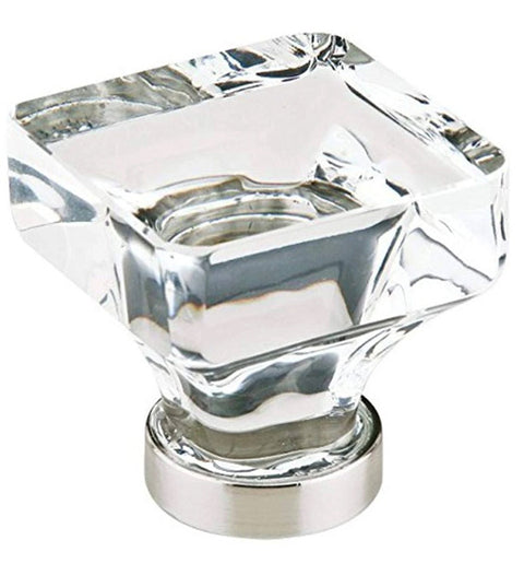 Lido Clear Crystal Cabinet Knob, Emtek 86403
