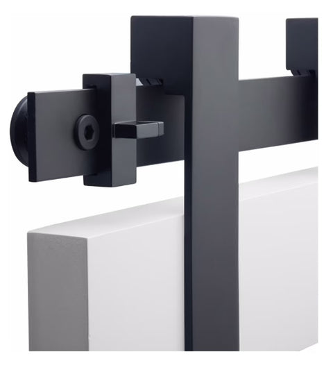 Low Profile Concealed Wheel Barn Door Kit, Emtek 1303US19