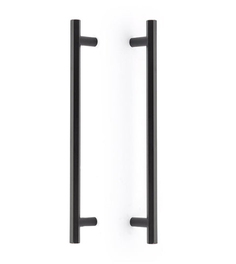 Back-to-Back Modern Hex Door Pull Set, Emtek BTB-87003