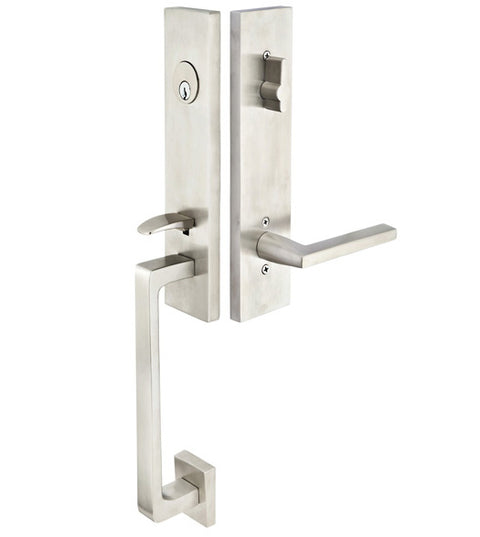 Davos Stainless Steel Handleset, Emtek S40101