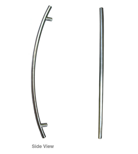 Doorware.com Long Contemporary Curved Stainless Steel Door Pull, Pull, FII-3452
