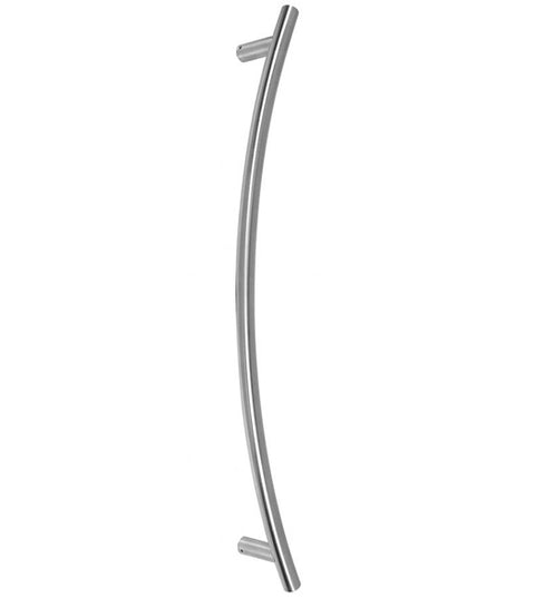 Curved Stainless Steel Door Pull, First Impressions BGH100CRVSS4