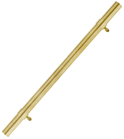 1-1/2 Inch Brass Delong Pull, First Impressions DLG150SMTSSBR