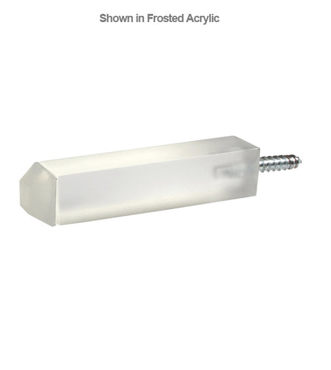 Doorware.com 3-1/4 Inch Square Acrylic Door Stop, First Impressions DS-SQAx325