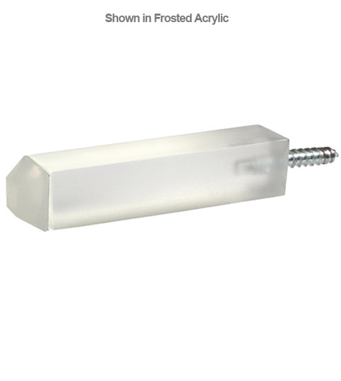 Doorware.com 4-1/2 Inch Square Acrylic Door Stop, First Impressions DS-SQAx450
