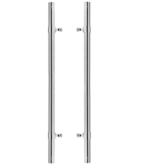 1-1/2 Inch Stainless Steel Delong Back-to-Back Pull Set, First Impressions PR-DLG150SMTS4