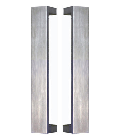 Doorware.com 12 inch Modern Shower Door Pulls, Pair, First Impressions FII-SD-3007/300