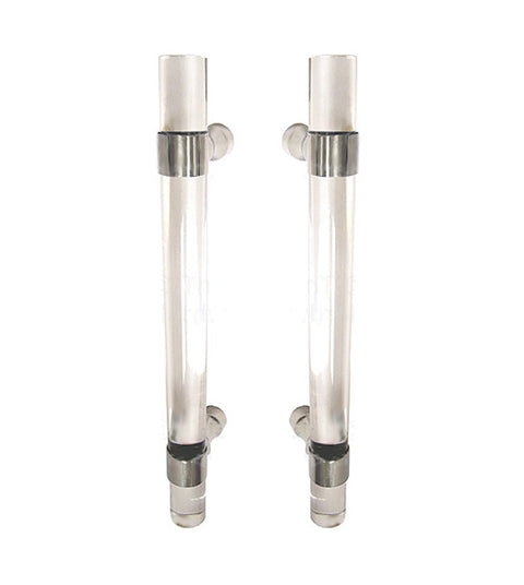 Acrylic 9 Inch Shower Door Pull Pair, First Impressions SD-PCF100009SBR