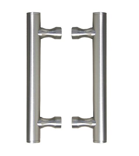Doorware.com 9 Inch Stainless Steel Shower Door Pulls, Pair, FII-SD-CFRBSS-9