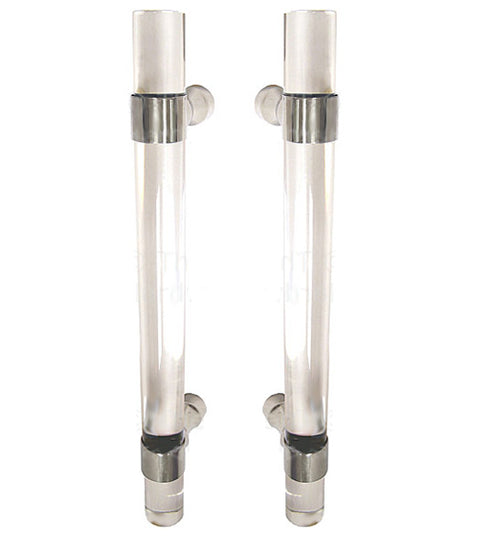 Doorware.com Clear Acrylic 14 Inch Shower Door Pulls, Pair, FII-SD-CFRBAC-14