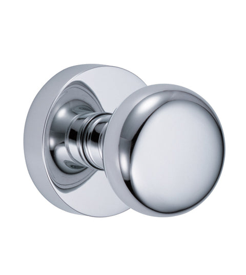 Doorware.com Half Round Knob With Contemporary Rose, Fusion 01-A2