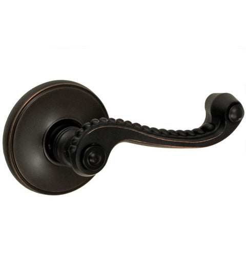 Doorware.com Rope Lever with Traditional Cambridge Rose, Fusion AG-Z2