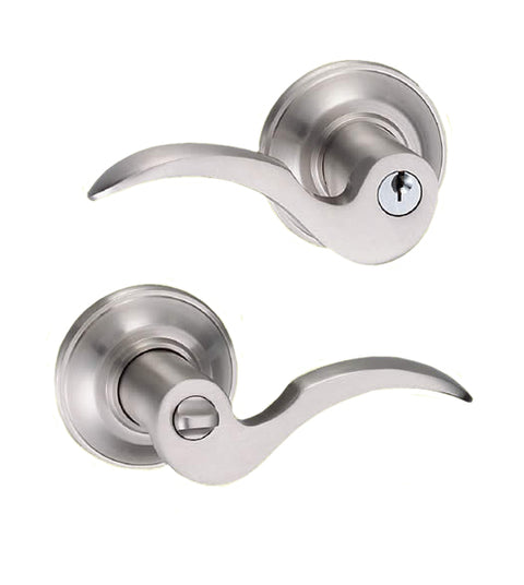Doorware.com Keyed Drop Tail Exterior Lever, Fusion AD-F2