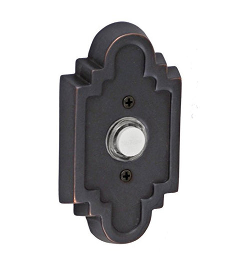 Doorware.com Navajo Stepped Scalloped Doorbell Button, Fusion B-EL-C2