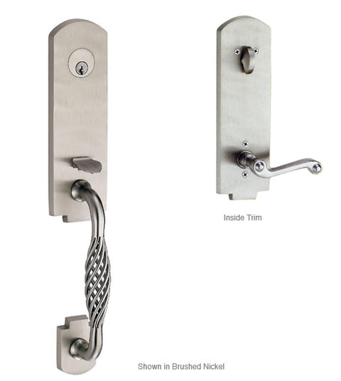Doorware.com Basket Grab Keystone Handleset, Fusion M3