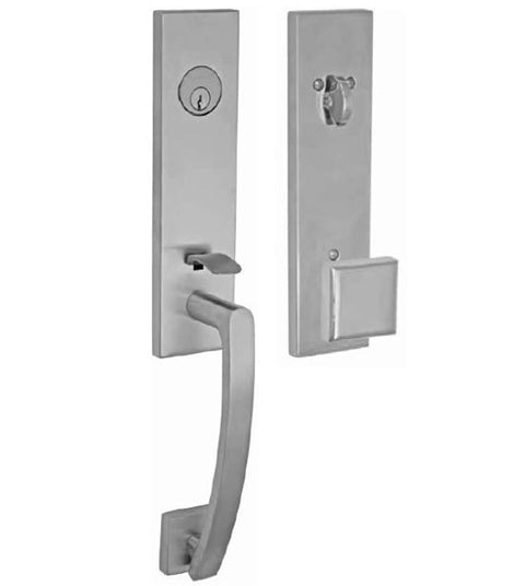 Doorware.com Stainless Steel Von Braun Handleset, Fusion W2