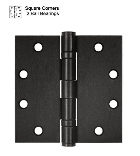 4-1/2 x 4-1/2 Oil Rubbed Bronze Hinge, 2 Ball Bearings, Global CP4545BB-US10B