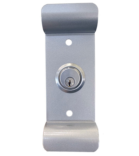 Pull Trim with Rim Cylinder for Panic Device, Global ED-PP05-RC-AL
