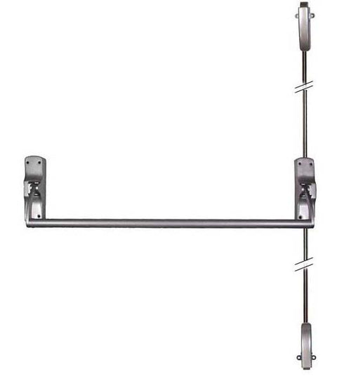 Doorware.com Wide Door Crash Bar Vertical Rod Door Exit Device, Global ED-VR331-48