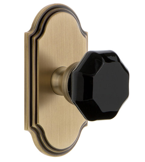Black Lyon Knob with Arc Rose, Grandeur ARCLYO