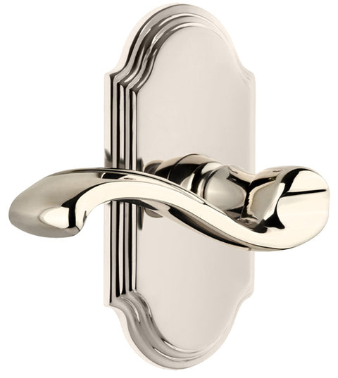 Traditional Portofino Lever with Arc Rose, Grandeur ARCPRT