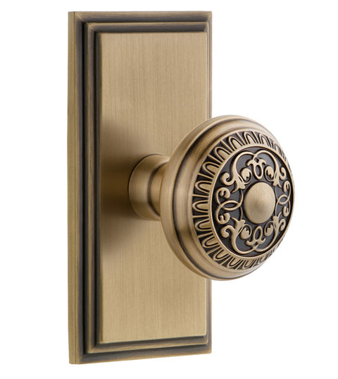 Windsor Knob with Carre Rose, Grandeur CARWIN