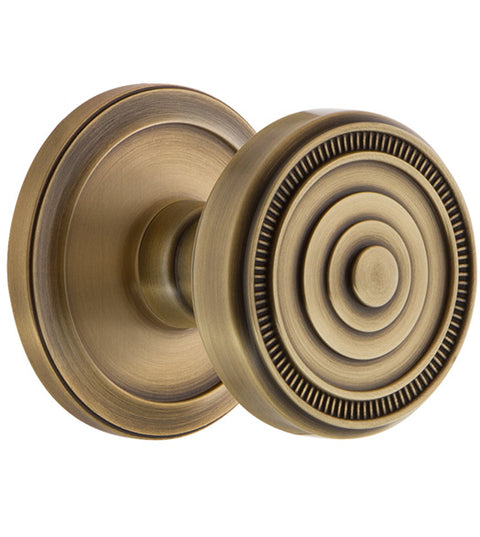 Soleil Knob with Circulaire Rosette, Grandeur CIRSOL