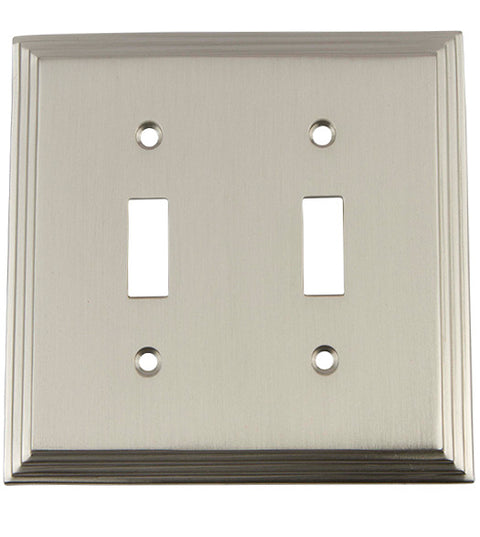 Deco Double Toggle Plate, Grandeur DECSWPLTT2