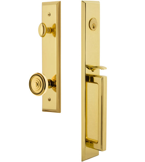 Retro Fifth Avenue Handleset with D Grip, Grandeur FAVDGR-ONE