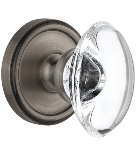 Provence Crystal Knob with Georgetown Rose, Grandeur GEOPRO