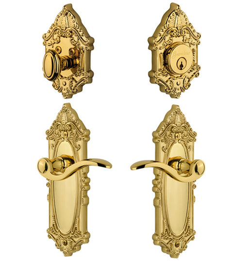 Grande Victorian Bellagio Lever Single Cylinder Combo, Grandeur GVCBELCOM