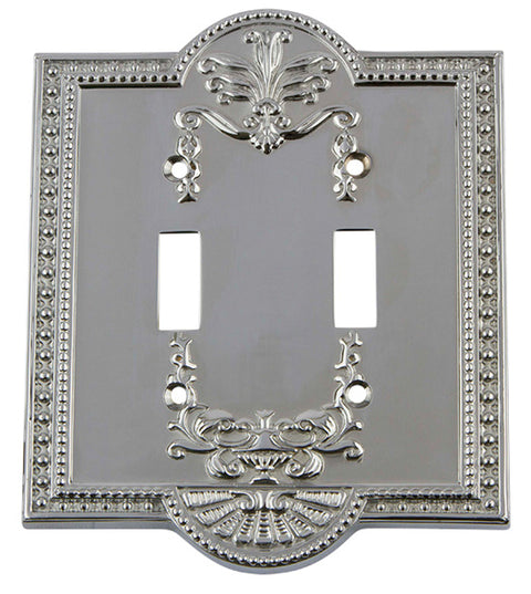 Meadows Double Toggle Light Switch Cover, Grandeur MEASWPLTT2