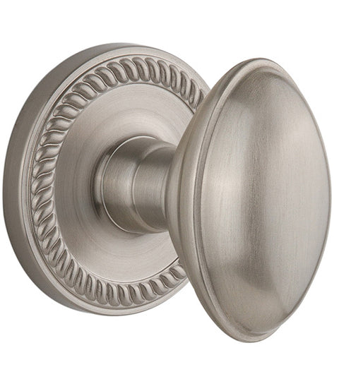 Eden Prairie Egg Knob With Newport Rosette, Grandeur NEWEDN