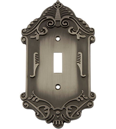 Victorian Toggle Switch Plate, Grandeur VICSWPLTT1
